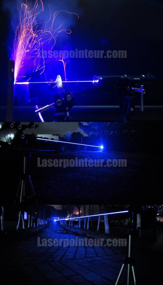 Pointeur laser bleu 3000mW portable - Image 2