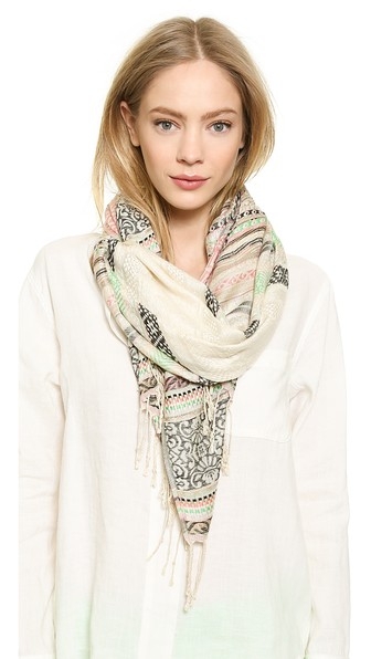 Spun Scarves by Subtle Luxury Native Hand Woven Jacquard Scarf