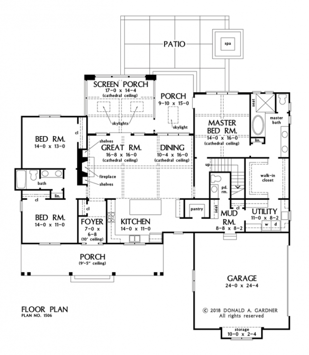 The Ashbry House Plan By Donald A Gardner FaveThing