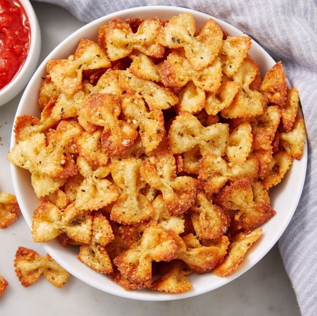 The Crispy TikTok Pasta Trend That Turned Dinner Into a Snack: Pasta Chips