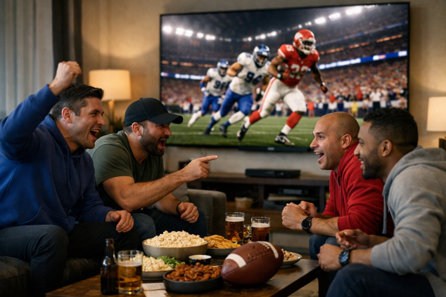 The Perfect At-Home Setup for Watching the Super Bowl