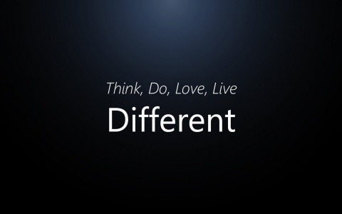 Think, Do, Love, Live Different
