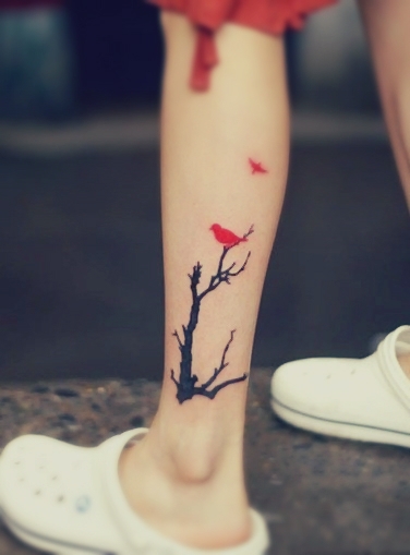 Tree & bird tattoo - FaveThing.com