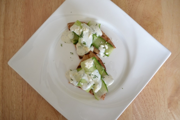 Tzatziki Salad Pita Bites