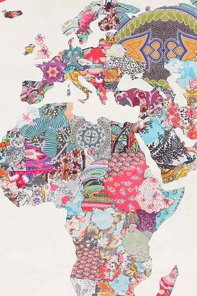 World Map Duvet Cover from Urban Outfitters - Image 3
