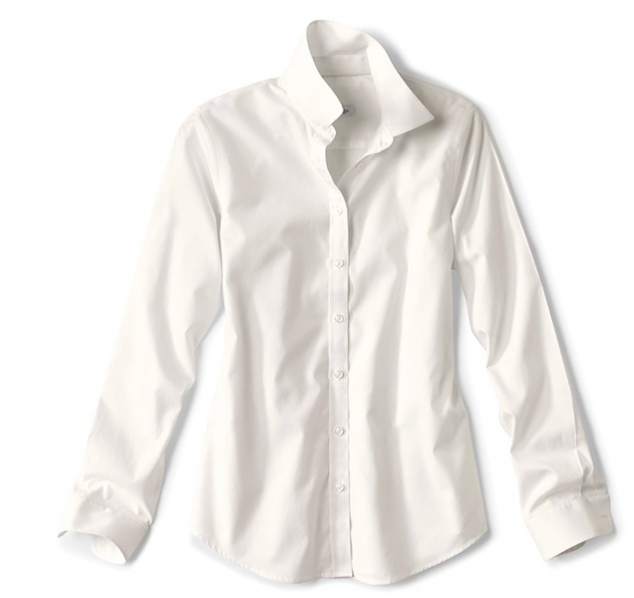 Wrinkle-Free Cotton Pinpoint Oxford Shirt - Image 3