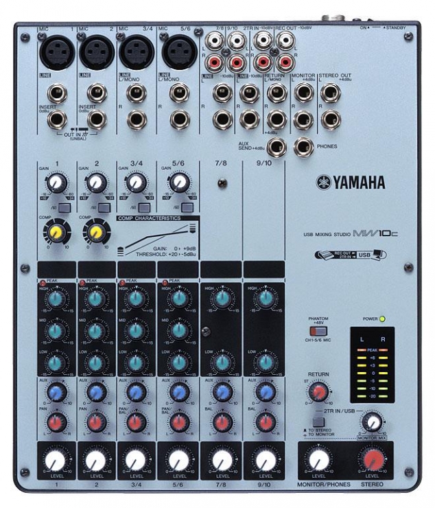 Yamaha MW10C USB Studio Mixer
