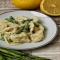 3 Cheese Tortellini & Asparagus with Creamy Lemon Sauce - Cooking
