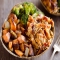 BBQ Chicken and Roasted Sweet Potato Bowls - Cooking