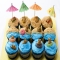 Beach Bear Cupcakes
