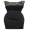 Black Lace/Satin Dress from Oasis - Clothing, Shoes & Accessories