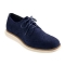 Cole Haan LunarGrand Wingtip Shoes(Men) Navy Suede - Unassigned