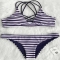 Cupshe Draw A Parallel Stripe Bikini Set
