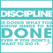 Discipline - Quotes & other things