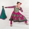  Exotic Embroidered Pink Salwar Kameez With Green Dupatta - Most fave products