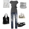 Grey and Black - Clothing, Shoes & Accessories