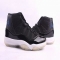 Nike Air Jordan 11 Retro Black/White/Blue Men's  - Unassigned