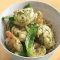 Pesto Shrimp with Snow Peas over Quinoa - Recipes