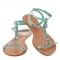 Strapy mint sandals