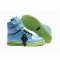 Supra TK Society High Tops Blue/Lime Green Women's  - Unassigned
