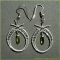 wire circle earrings