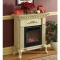 Ivory Queen Anne Electric Fireplace - Electric Fireplaces