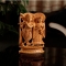 Adorably Carved Radha And Krishna