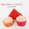 Watermelon Coconut cupcakes