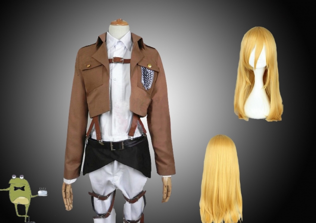 Attack on Titan Historia Reiss Cosplay Costume + Wig - FaveThing.com