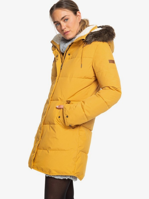Ellie Longline Hooded Waterproof Puffer Jacket - FaveThing.com