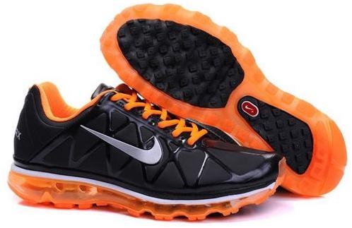 air max black and orange