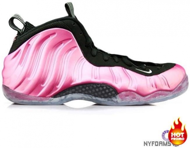 nike foamposite pearlized pink